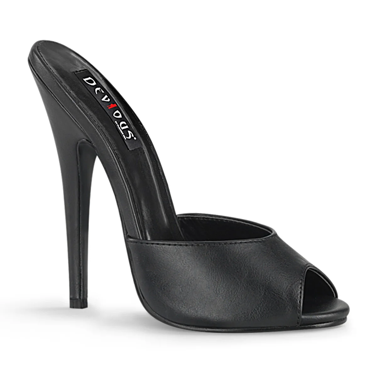 Black 6 Inch Fetish Heels -  Devious DOMINA-101