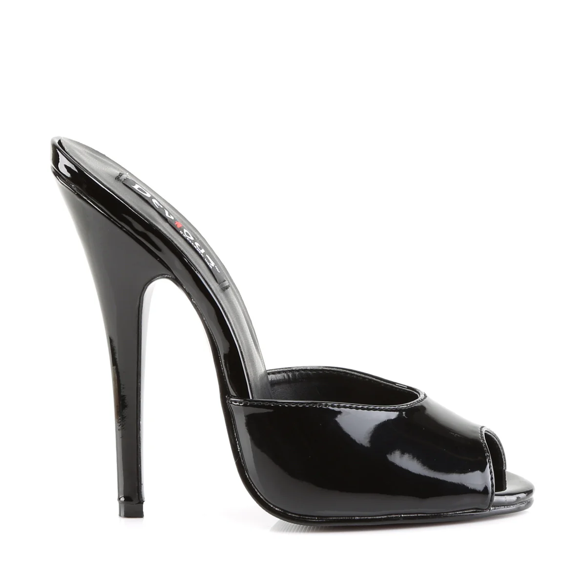 Black 6 Inch Fetish Heels -  Devious DOMINA-101 - Image 5