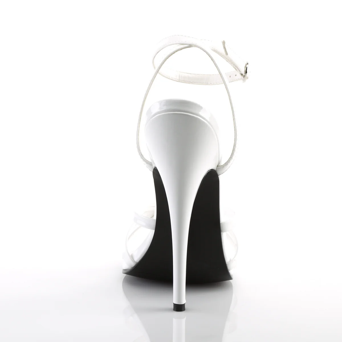 White 6 Inch Fetish Heels - Devious DOMINA-108 - Image 4