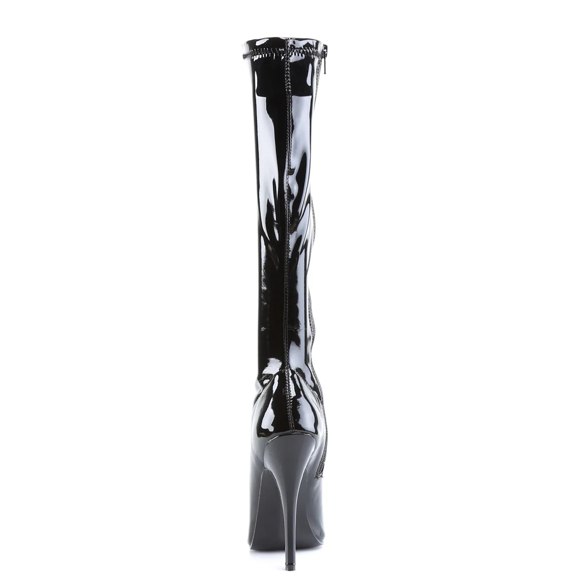 Black Patent 6 Inch Fetish Heels - Devious DOMINA-2000 - Image 4