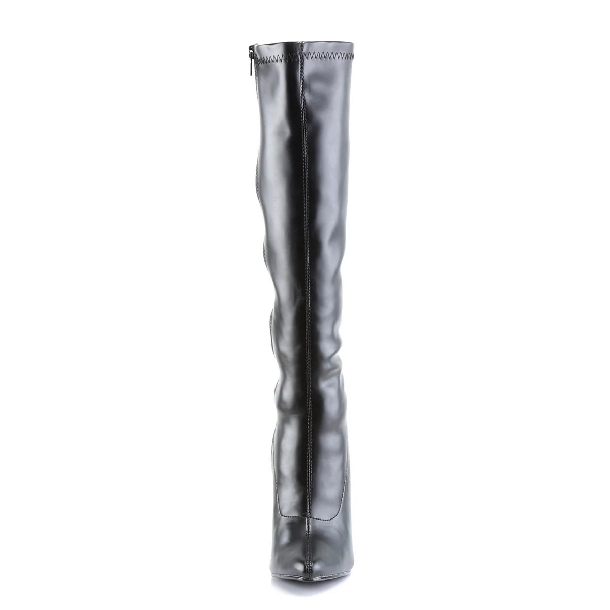 Black PU 6 Inch Fetish Heels - Devious DOMINA-2000 - Image 2