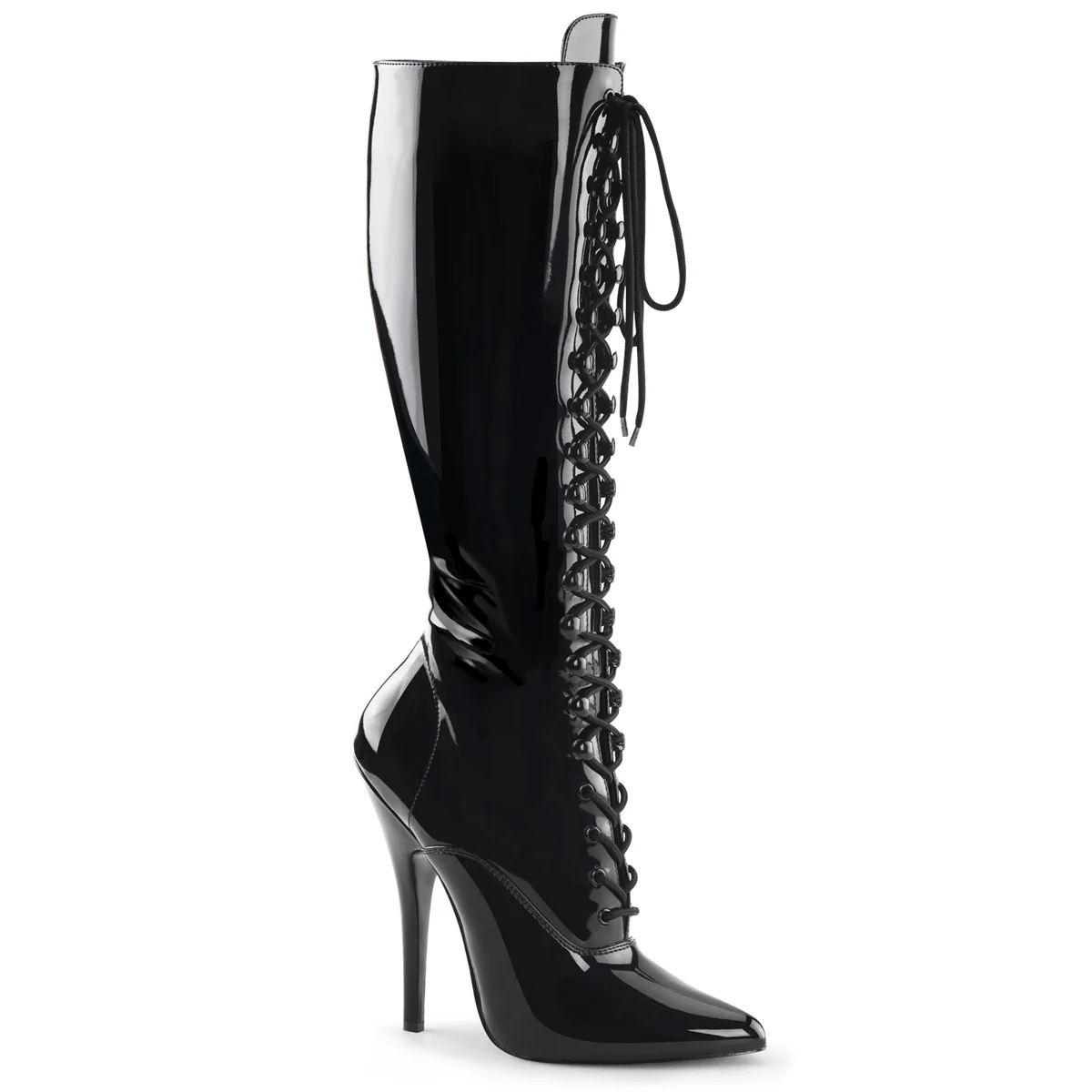 Black 6 Inch Fetish Heels - Devious DOMINA-2020