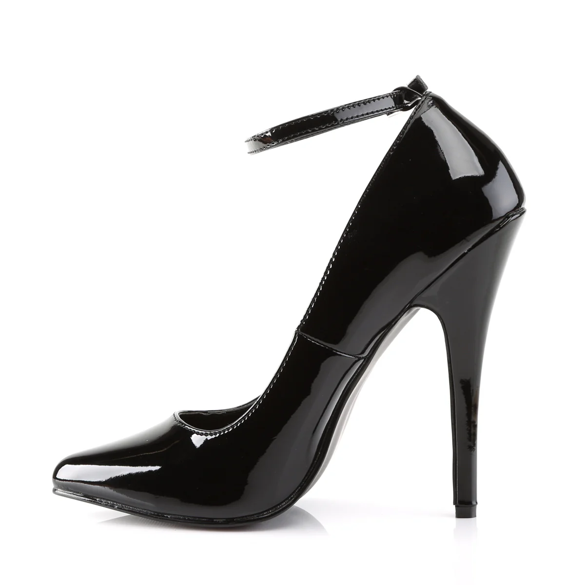 Black 6 Inch Fetish Heels -  Devious DOMINA-431 - Image 3