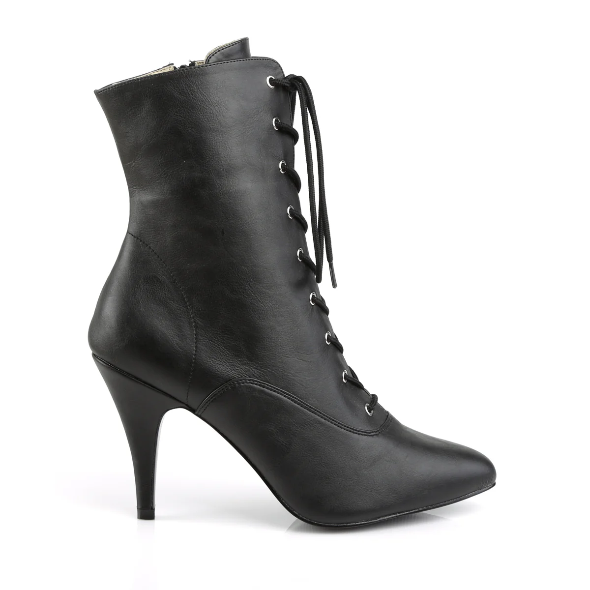 Black 4 Inch Sexy Ankle Boots -  Pleaser Pink Label DREAM-1020 - Image 5