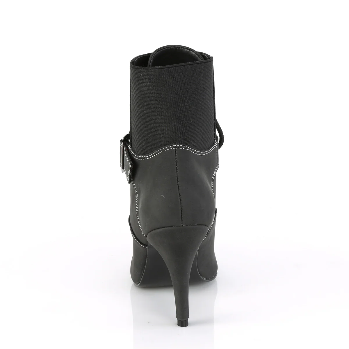 Black 4 Inch Fetish Ankle Boots - Pleaser Pink Label DREAM-1022 - Image 4