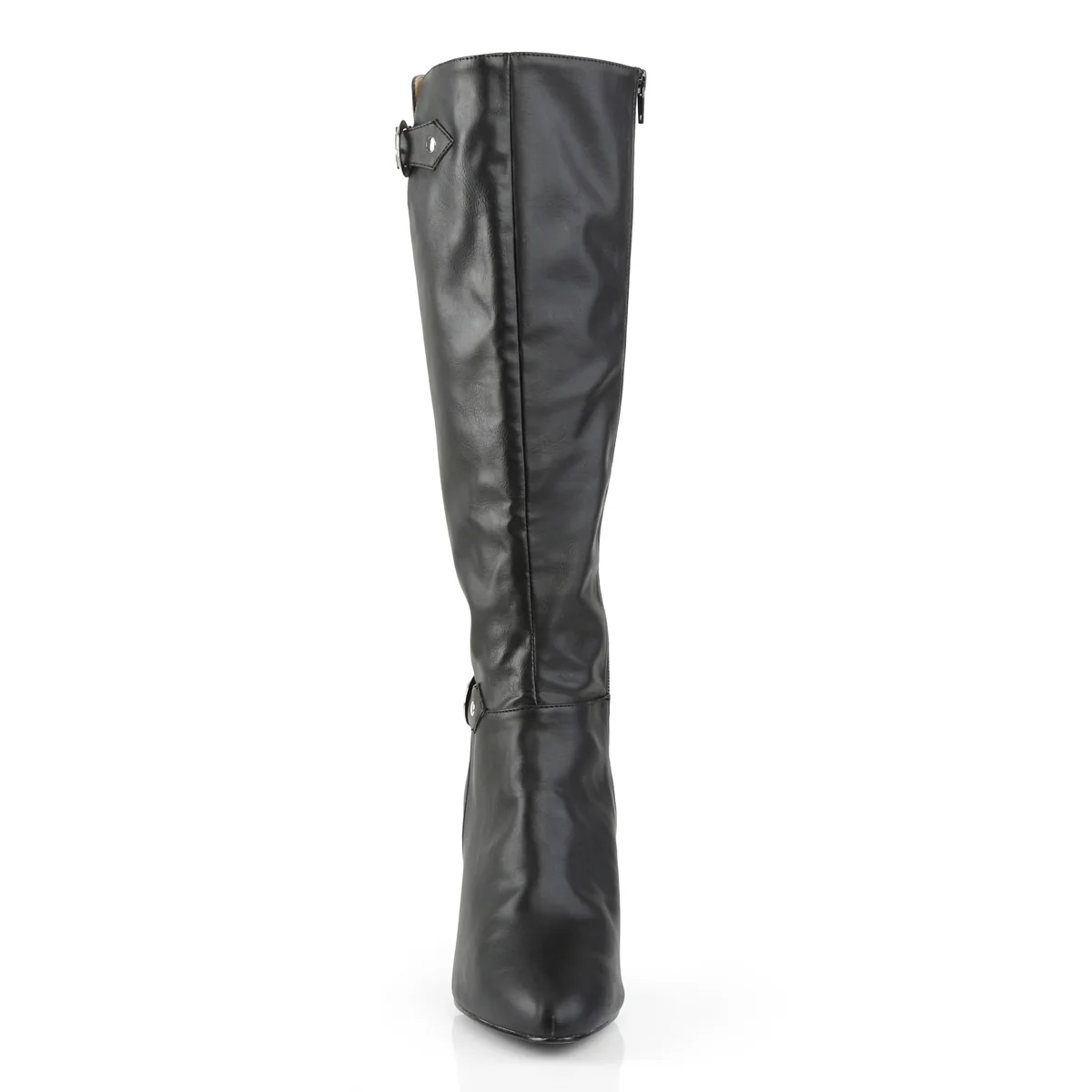 DREAM-2030 Pleaser Large Size Ladies Shoes 4 Inch Heel Black Boots - Image 2