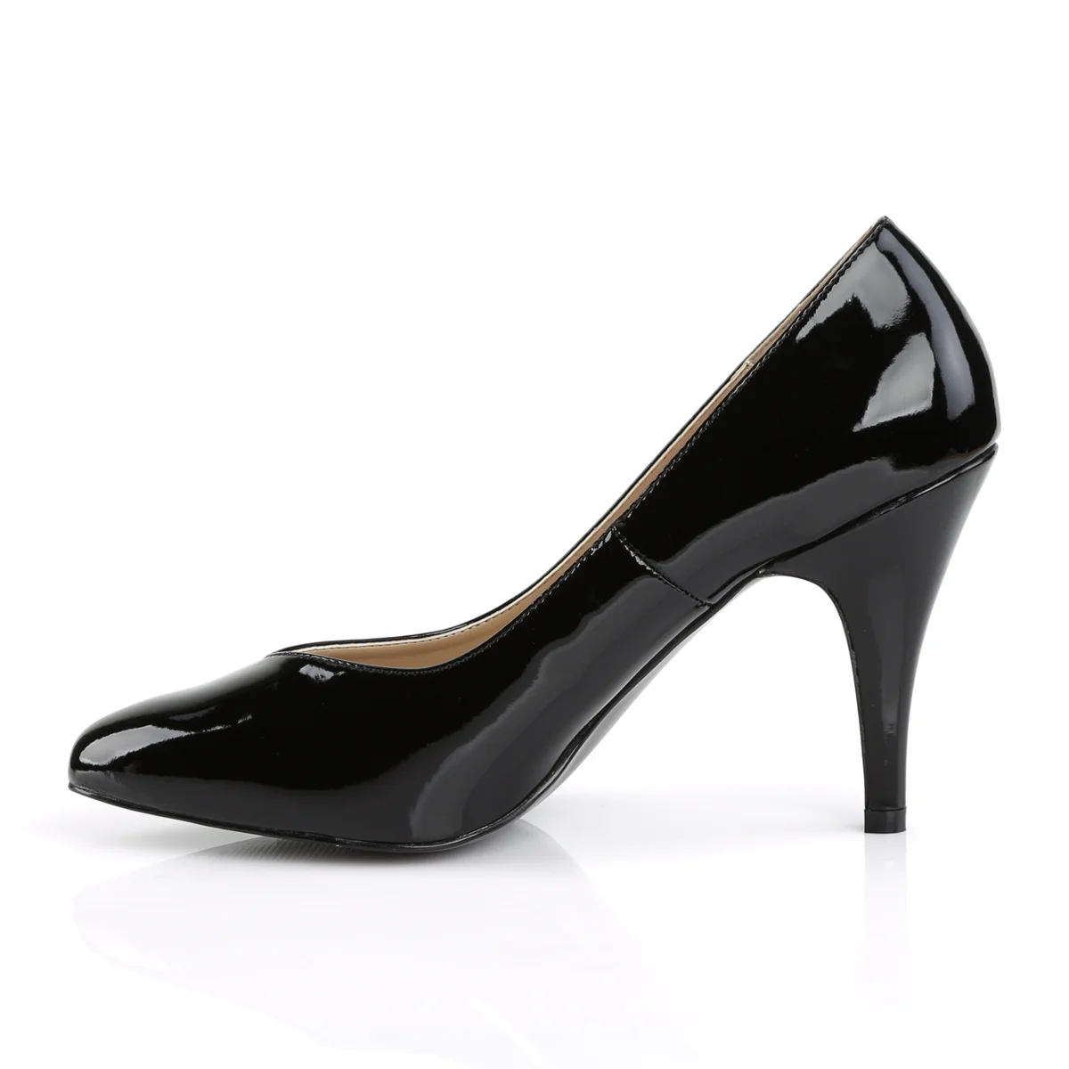 Black 4 Inch Sexy High Heels -  Pleaser Pink Label DREAM-420 - Image 3
