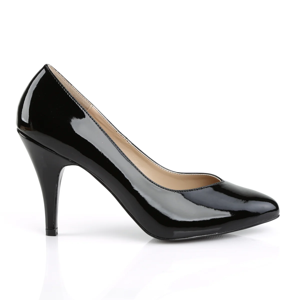 Black 4 Inch Sexy High Heels -  Pleaser Pink Label DREAM-420 - Image 5