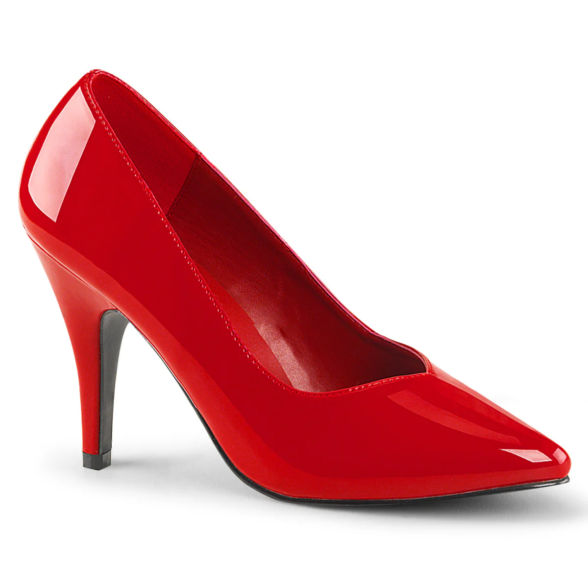 Red 4 Inch Sexy High Heels -  Pleaser Pink Label DREAM-420