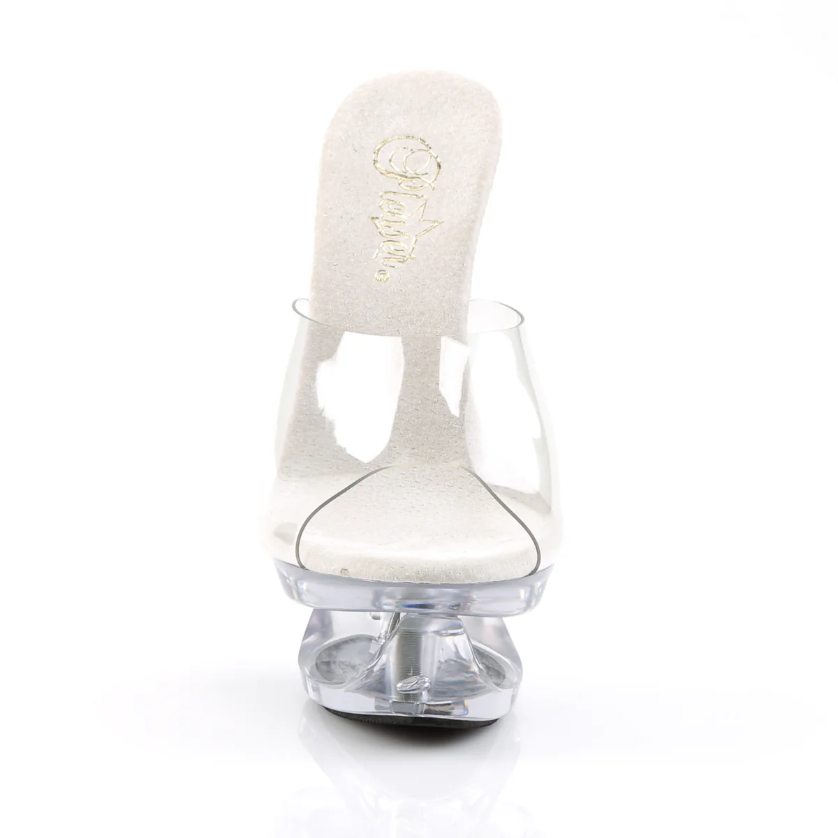 Clear 6.5 Inch Glamour Platform Shoes -  Pleaser ECLIPSE-601 - Image 2