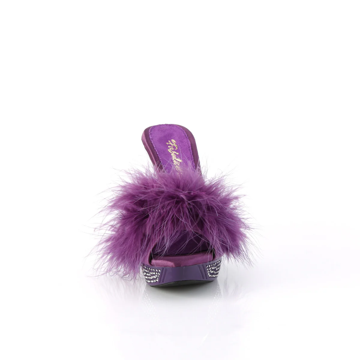 Purple 4.5 Inch Fetish Shoes - Fabulicious ELEGANT-401F - Image 2