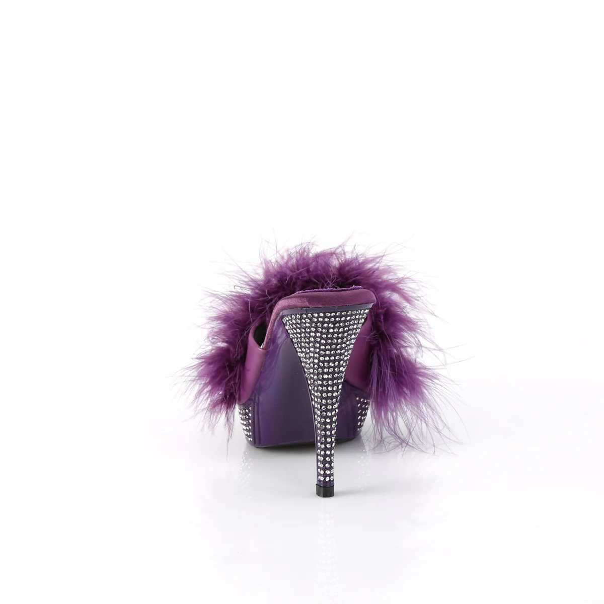 Purple 4.5 Inch Fetish Shoes - Fabulicious ELEGANT-401F - Image 4