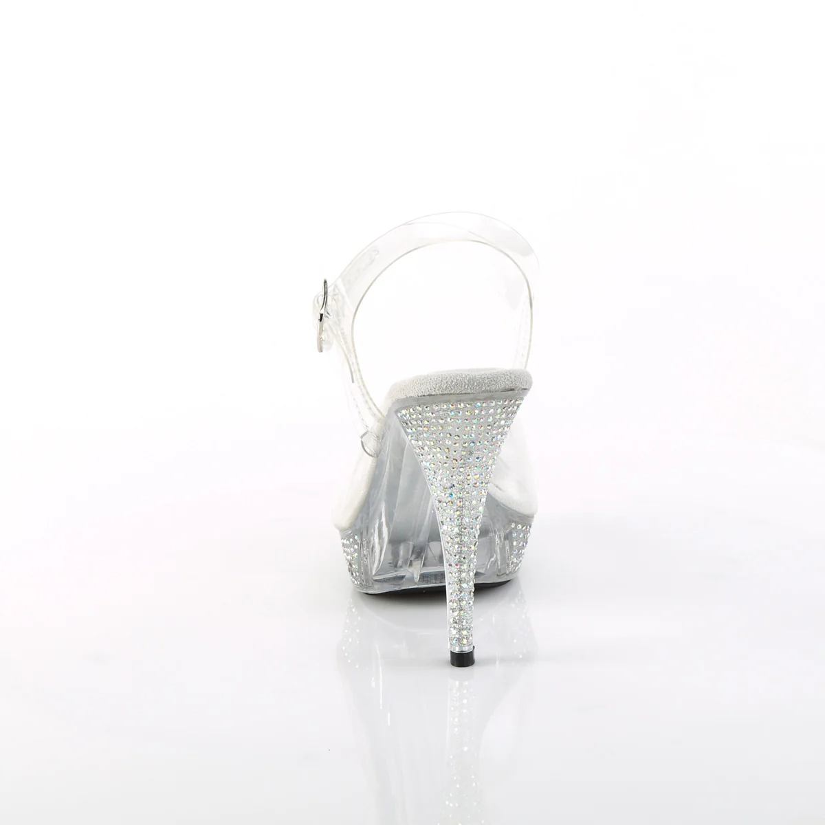 Clear 4.5 Inch Posing Shoes -  Fabulicious ELEGANT-408ABRS - Image 4