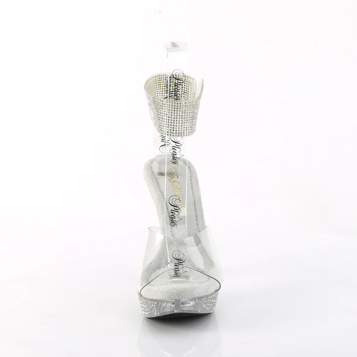 Clear 4.5 Inch Posing Shoes -  Fabulicious ELEGANT-442 - Image 2