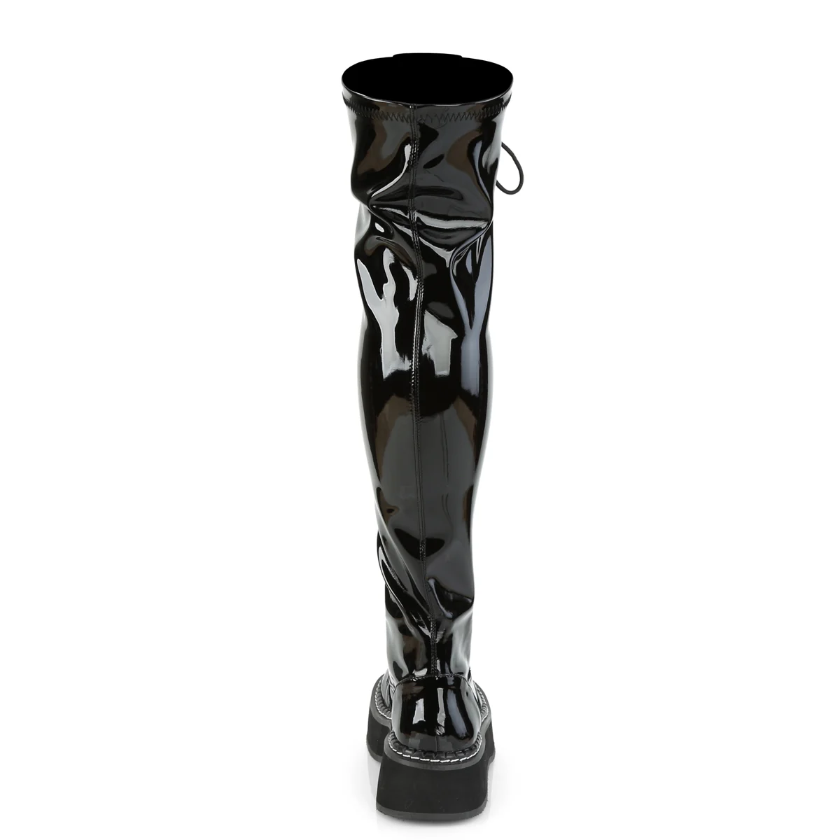 Black  Alternative Women's Over-the-Knee Boots -  Demonia Cult EMILY-375 - Image 4
