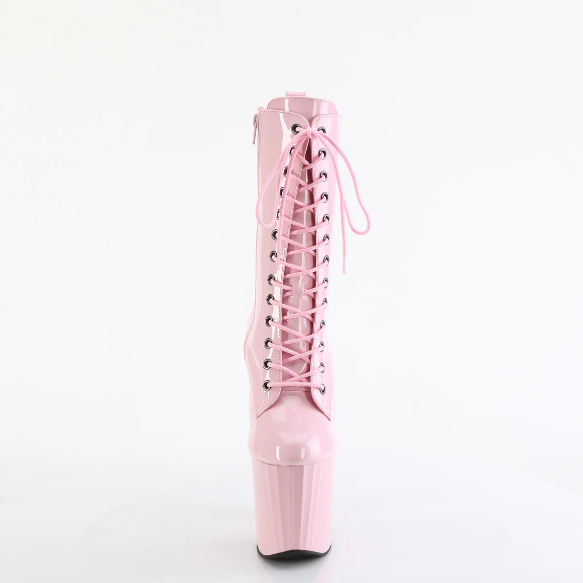 Baby Pink 8 Inch Pole Dancing Ankle Boots - Pleaser ENCHANT-1040 - Image 2