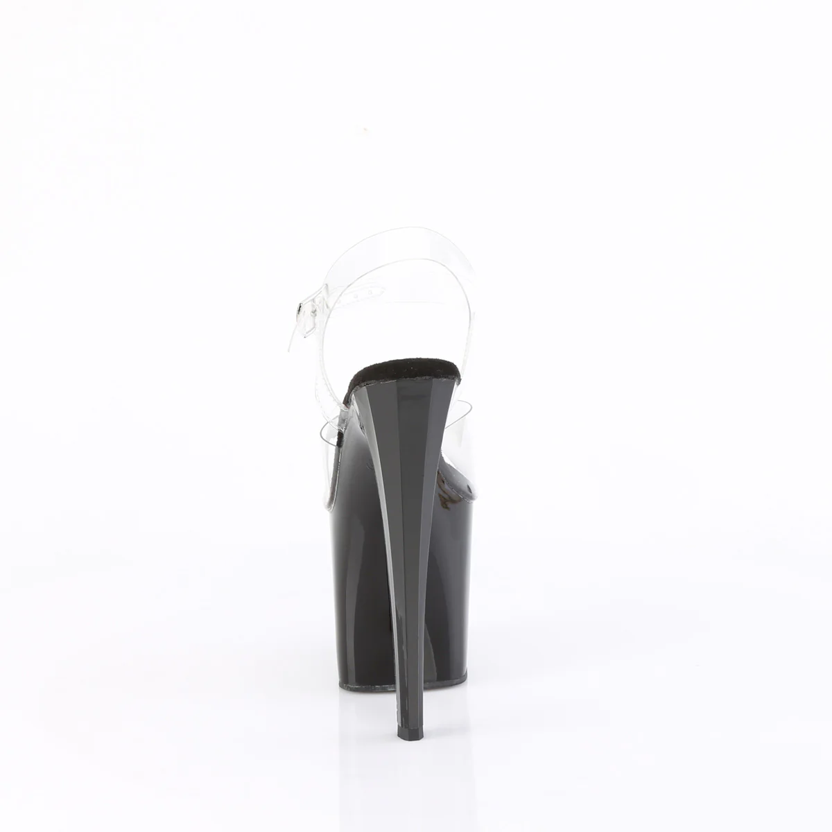 Clear Black 8 Inch Pole Dance Ankle Boots - Pleaser ENCHANT-708 - Image 4