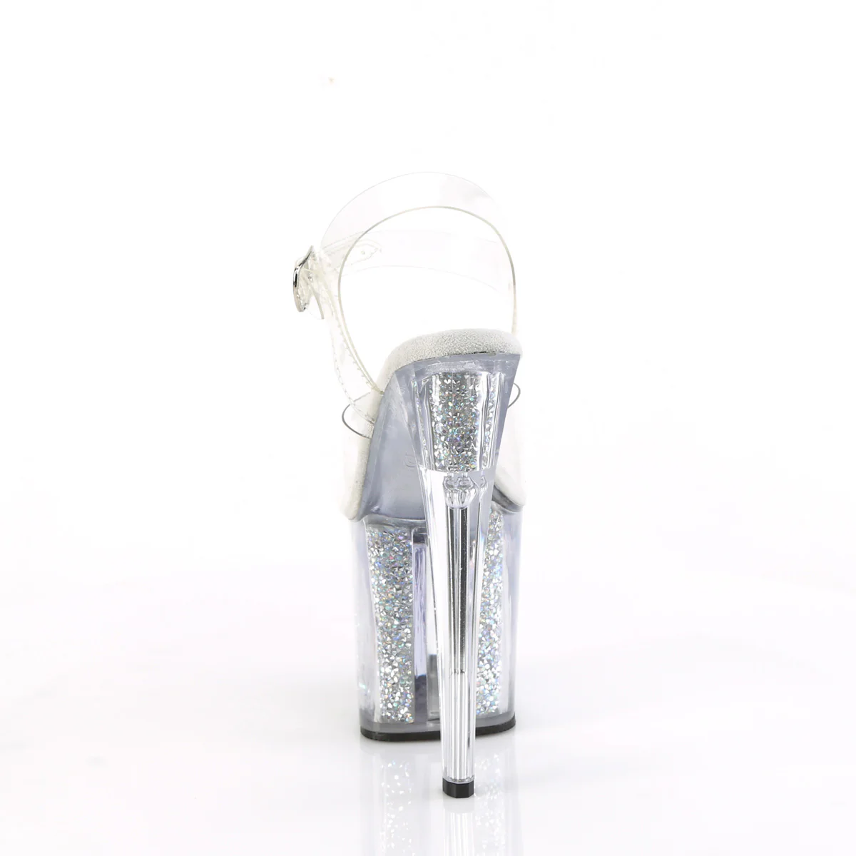 Clear Bling 8 Inch Pole Dancing Ankle Boots -  Pleaser ENCHANT-708RSI - Image 5