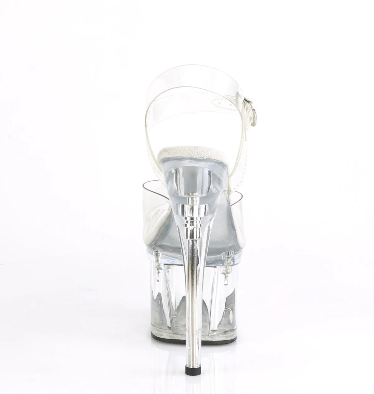 Clear 7 Inch Pole Dancing Platform Shoes - Pleaser ESTEEM-708 - Image 4