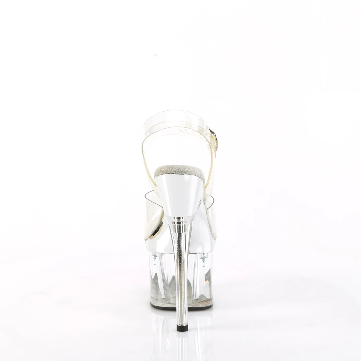 ESTEEM-708 Pleaser 7 Inch Clear Perspex Pole Dancing Heels - Image 4