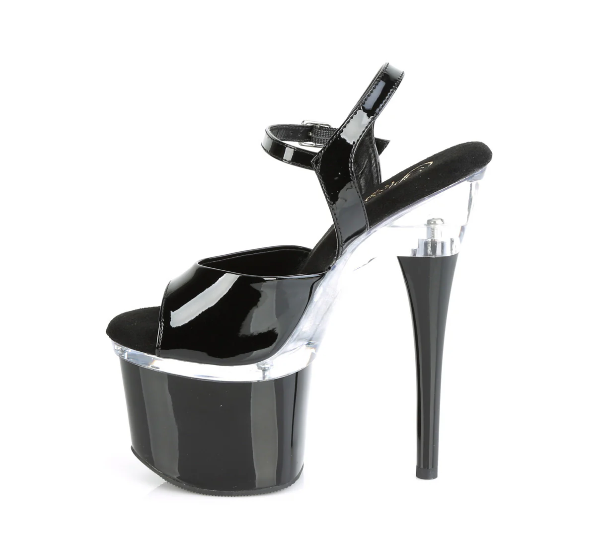 Black 7 Inch Exotic Dancing Platform Shoes - Pleaser ESTEEM-709 - Image 3