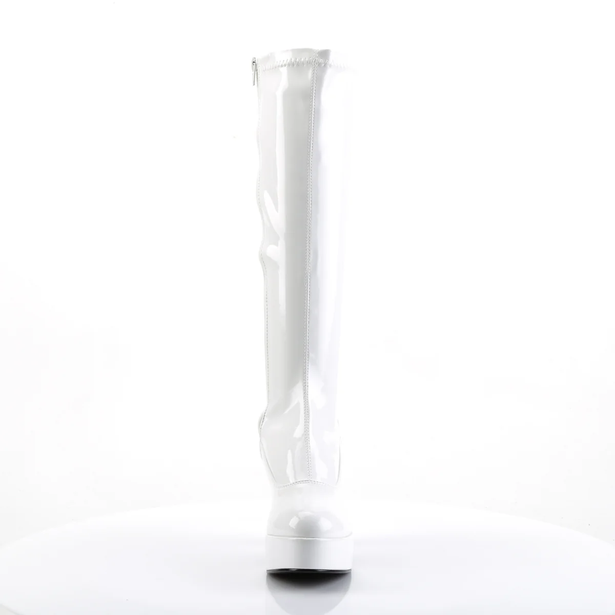 White 4 Inch Knee Length Boots - Funtasma EXOTICA-2000 - Image 2