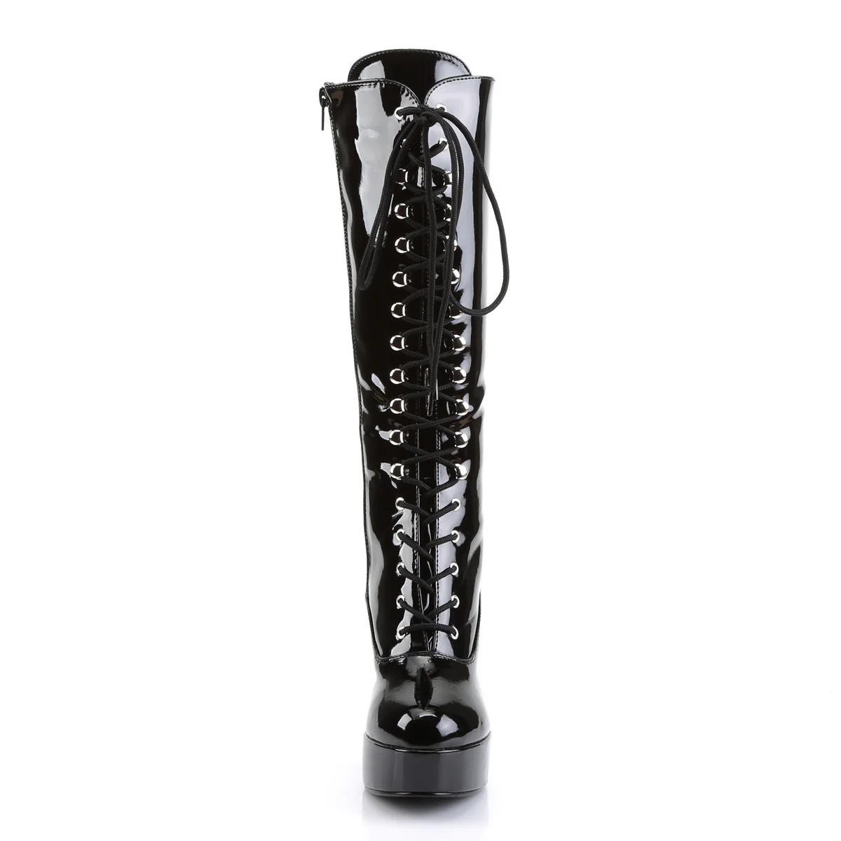 Black 4 Inch Retro Knee High Boots -  Funtasma EXOTICA-2020 - Image 2