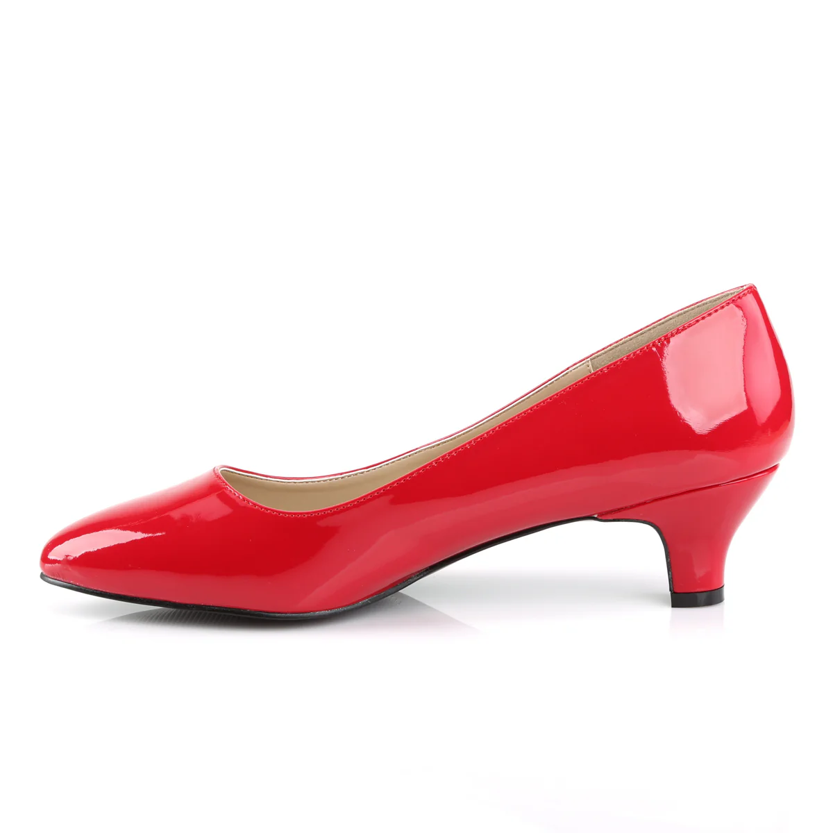 Red 2 Inch Fetish Single Soles -  Pleaser Pink Label FAB-420 - Image 3
