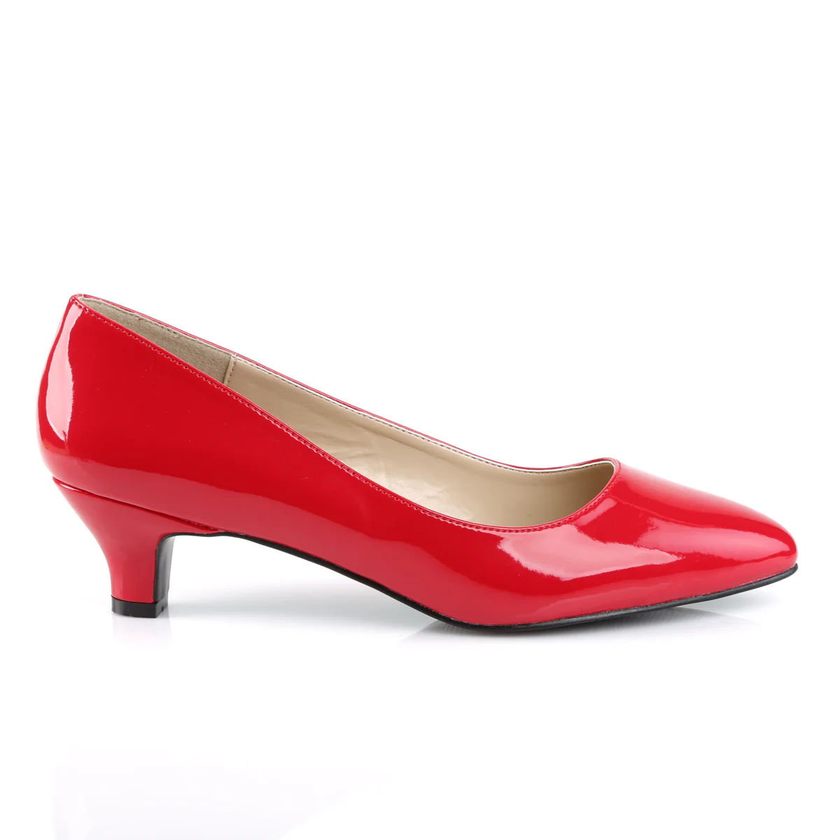 Red 2 Inch Fetish Single Soles -  Pleaser Pink Label FAB-420 - Image 5