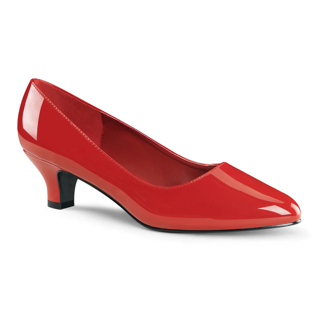 Red 2 Inch Fetish Single Soles -  Pleaser Pink Label FAB-420 - Image 6