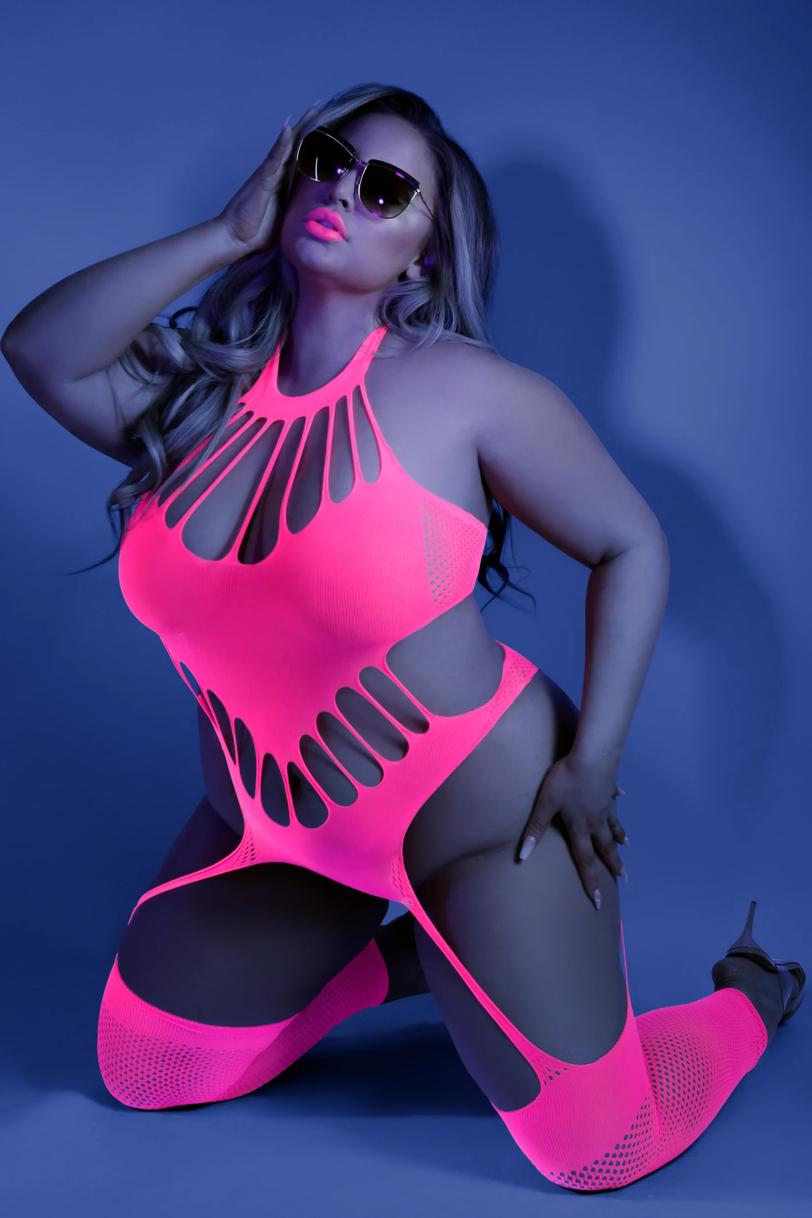 FL-GL2111X Fantasy Lingerie No Promises Teddy Bodystocking