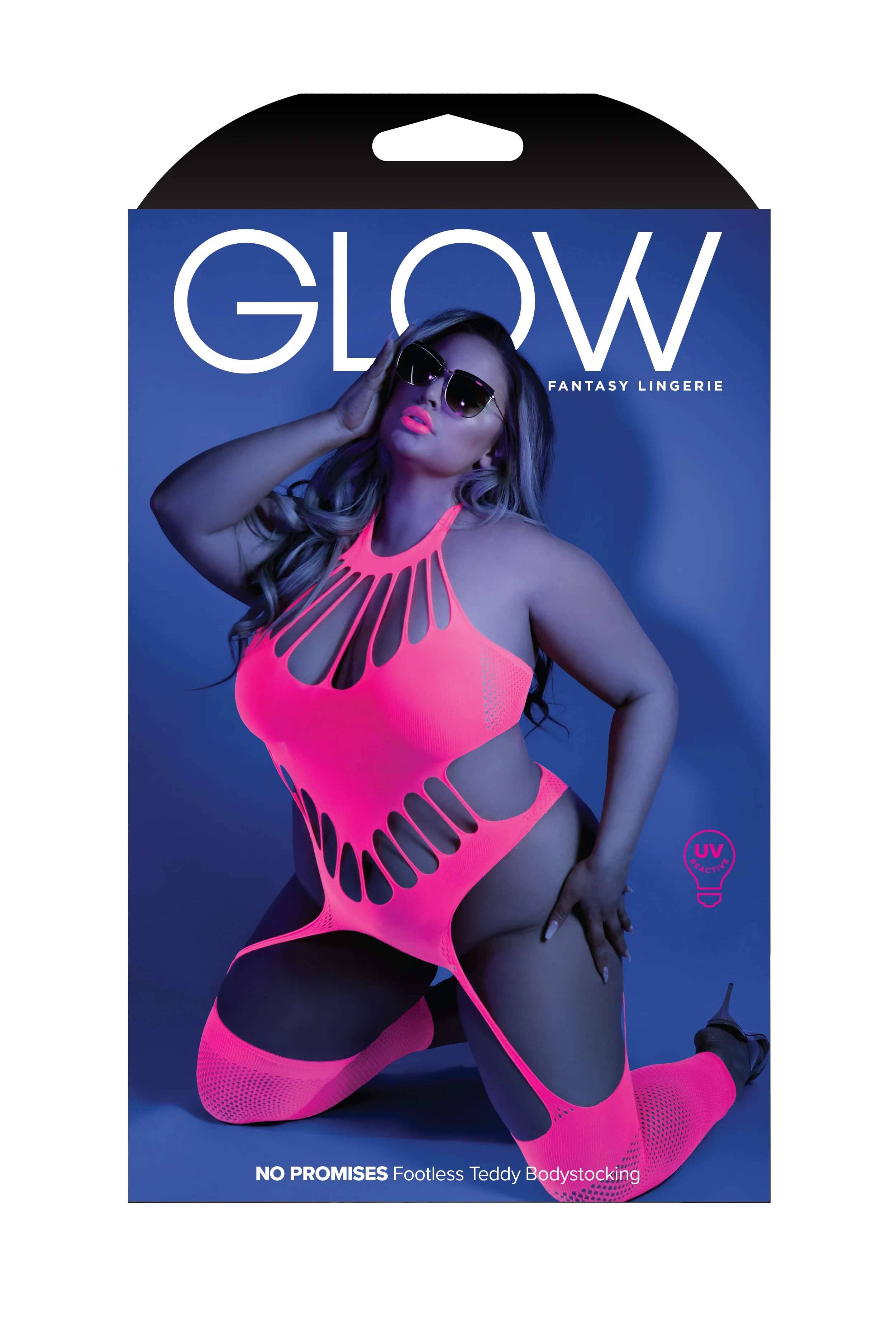 FL-GL2111X Fantasy Lingerie No Promises Teddy Bodystocking - Image 3