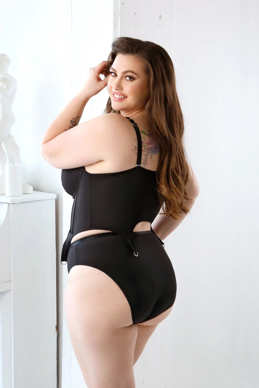 FL-P646 Sexy Sloan Bustier & Panty Fantasy Lingerie - Image 2