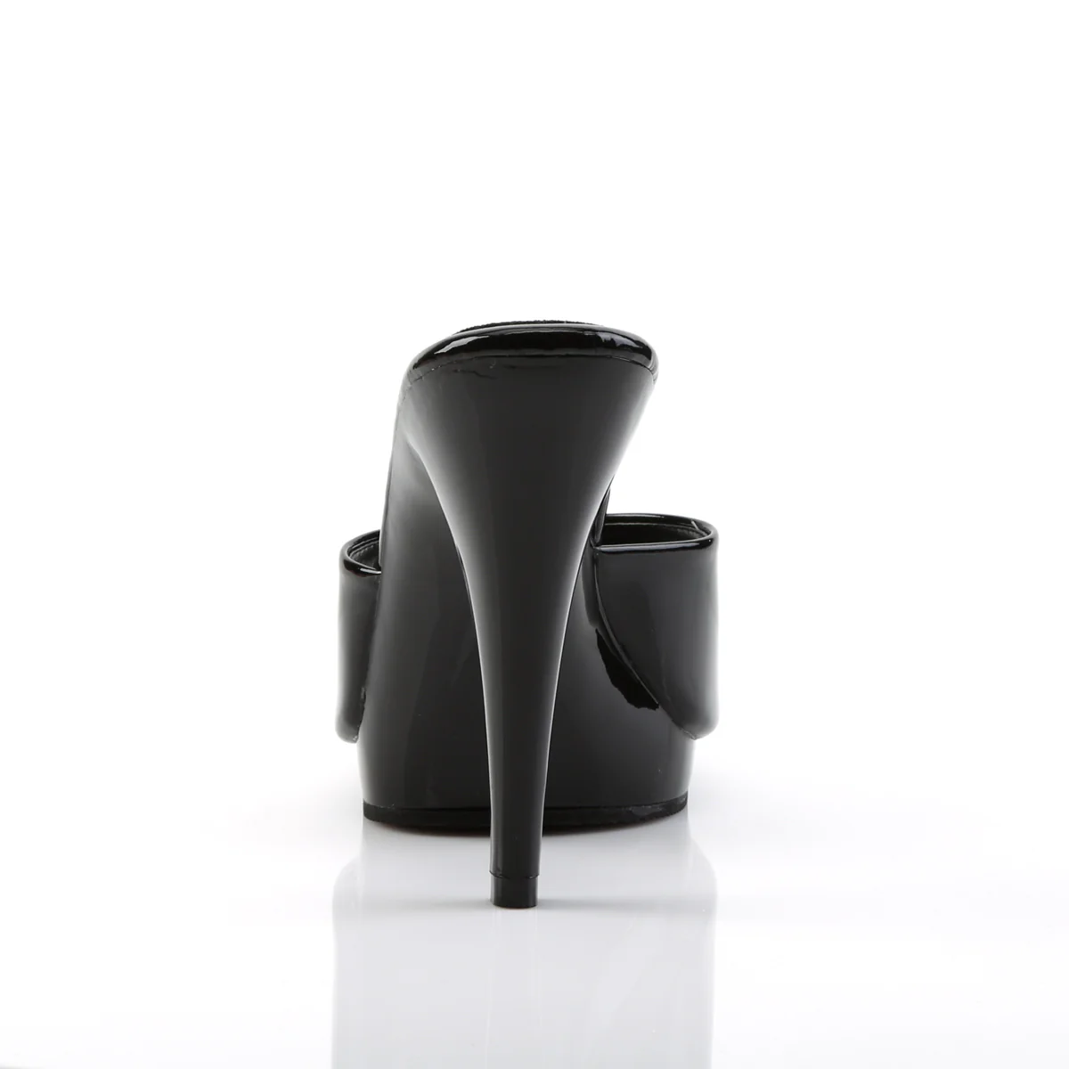 Black 4.5 Inch Fetish Shoes -  Fabulicious FLAIR-401-2 - Image 4