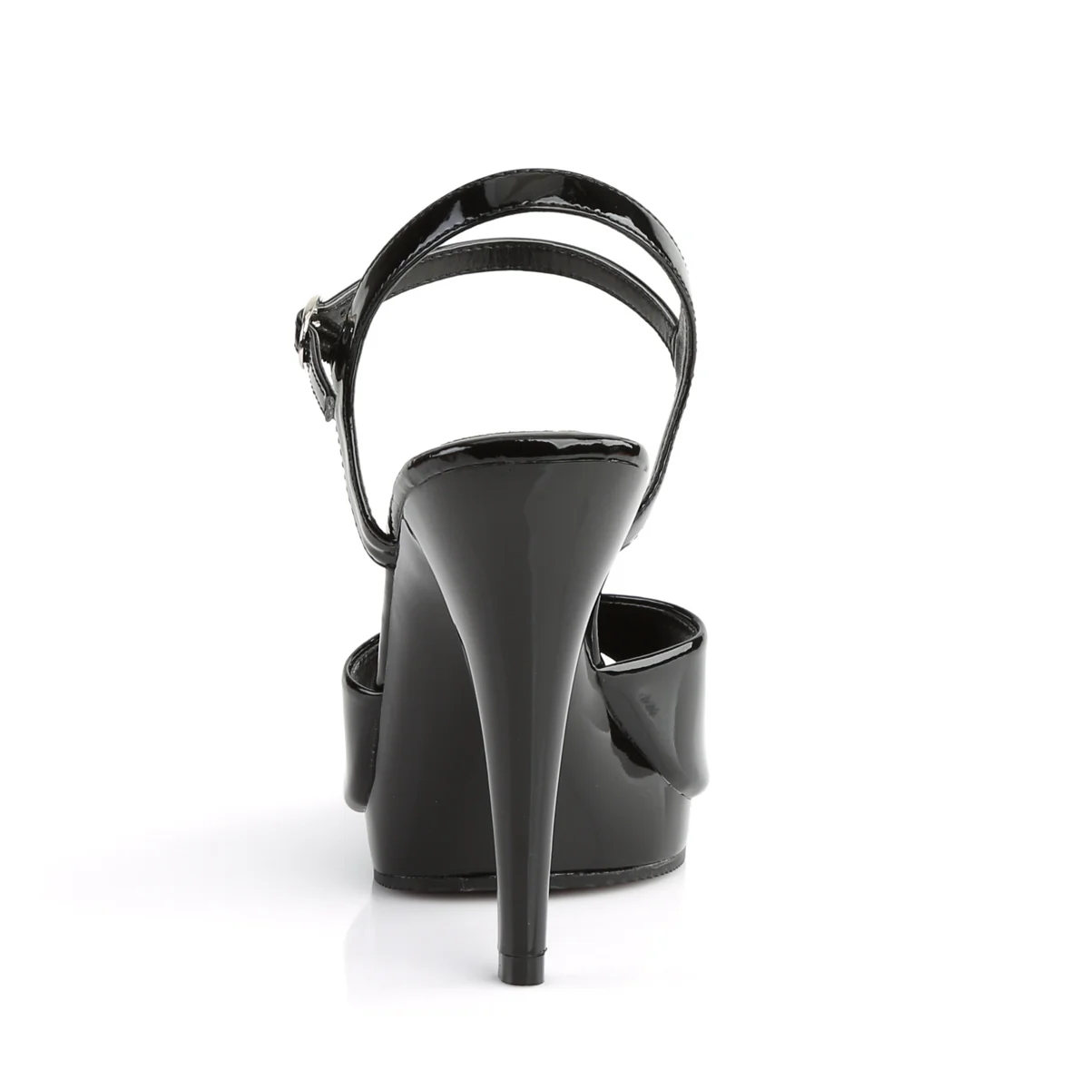 Black 4.5 Inch Fetish Shoes - Fabulicious FLAIR-409 - Image 4