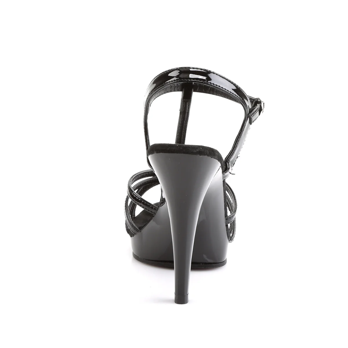 Black 4.5 Inch Fetish Shoes - Fabulicious FLAIR-420 - Image 4