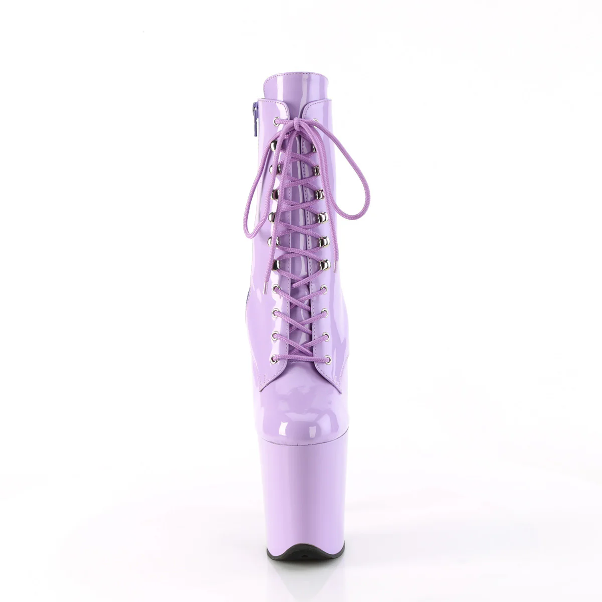 Lavender 8 Inch Exotic Dancing Ankle Boots - Pleaser FLAMINGO-1020 - Image 2