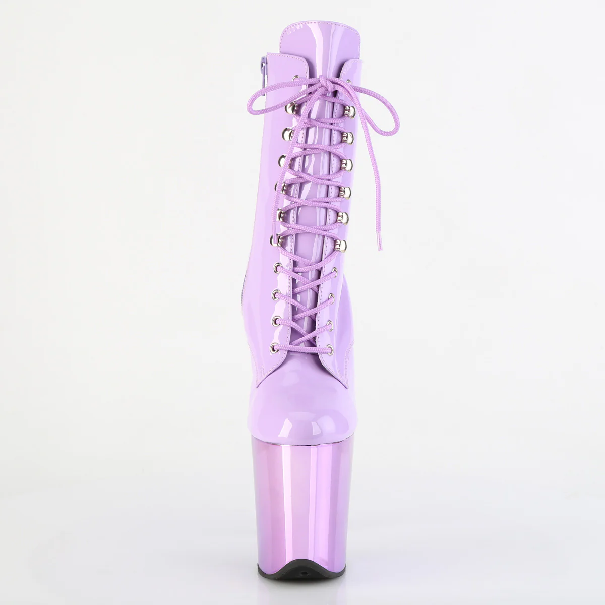 Lavender 8 Inch Strippers Ankle Boots -  Pleaser FLAMINGO-1020 - Image 2