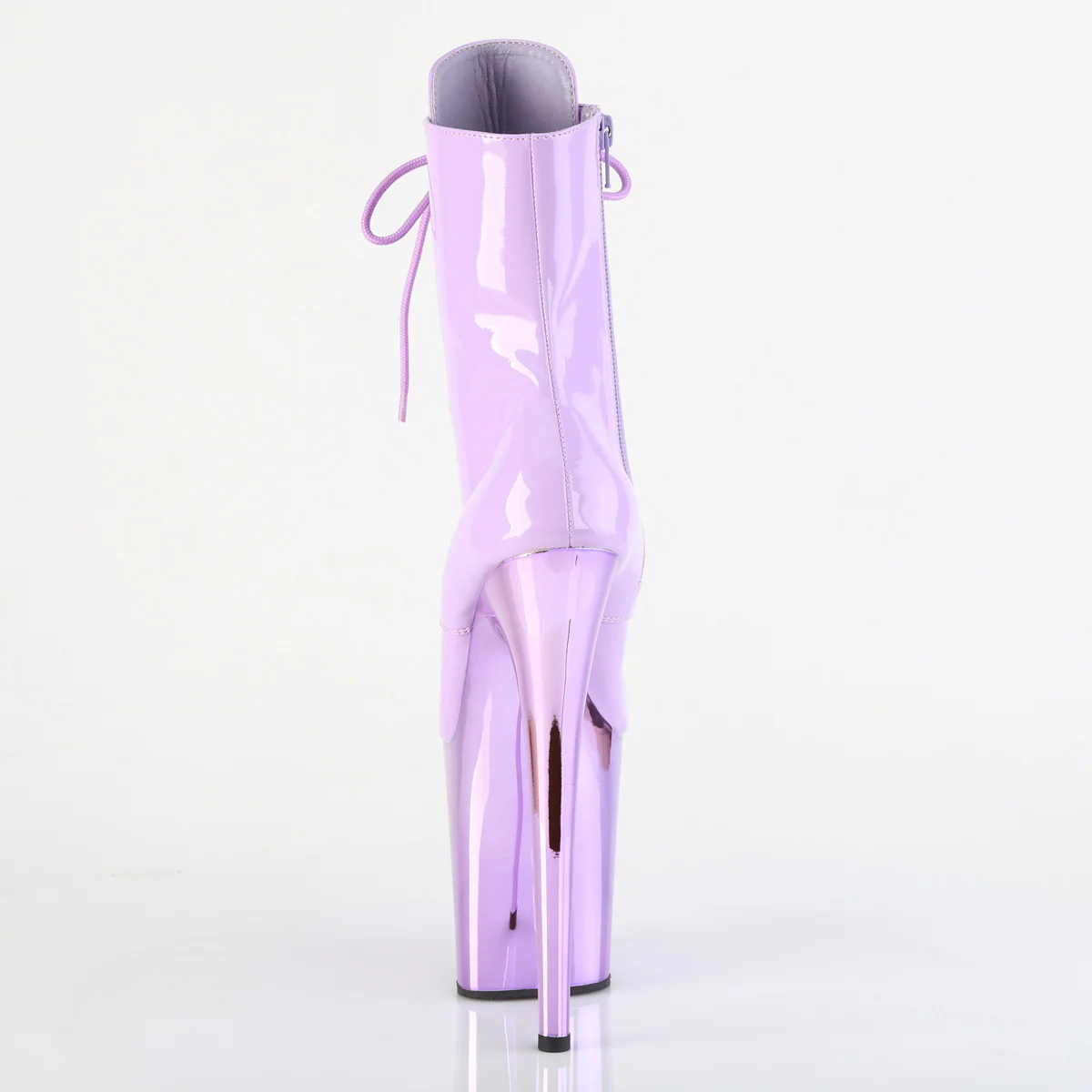 Lavender 8 Inch Strippers Ankle Boots -  Pleaser FLAMINGO-1020 - Image 4