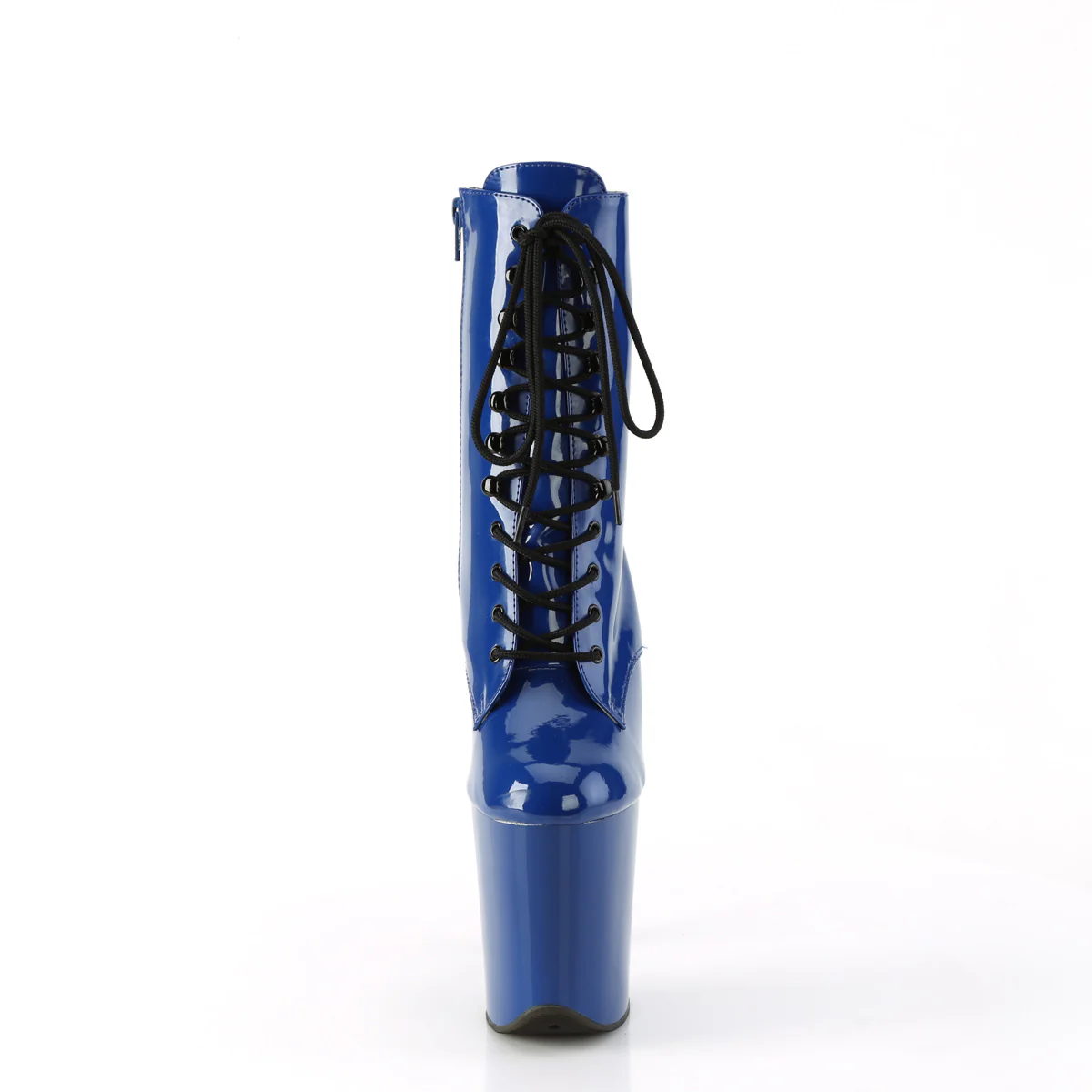 Royal Blue 8 Inch Exotic Dancer Ankle Boots -  Pleaser FLAMINGO-1020 - Image 2