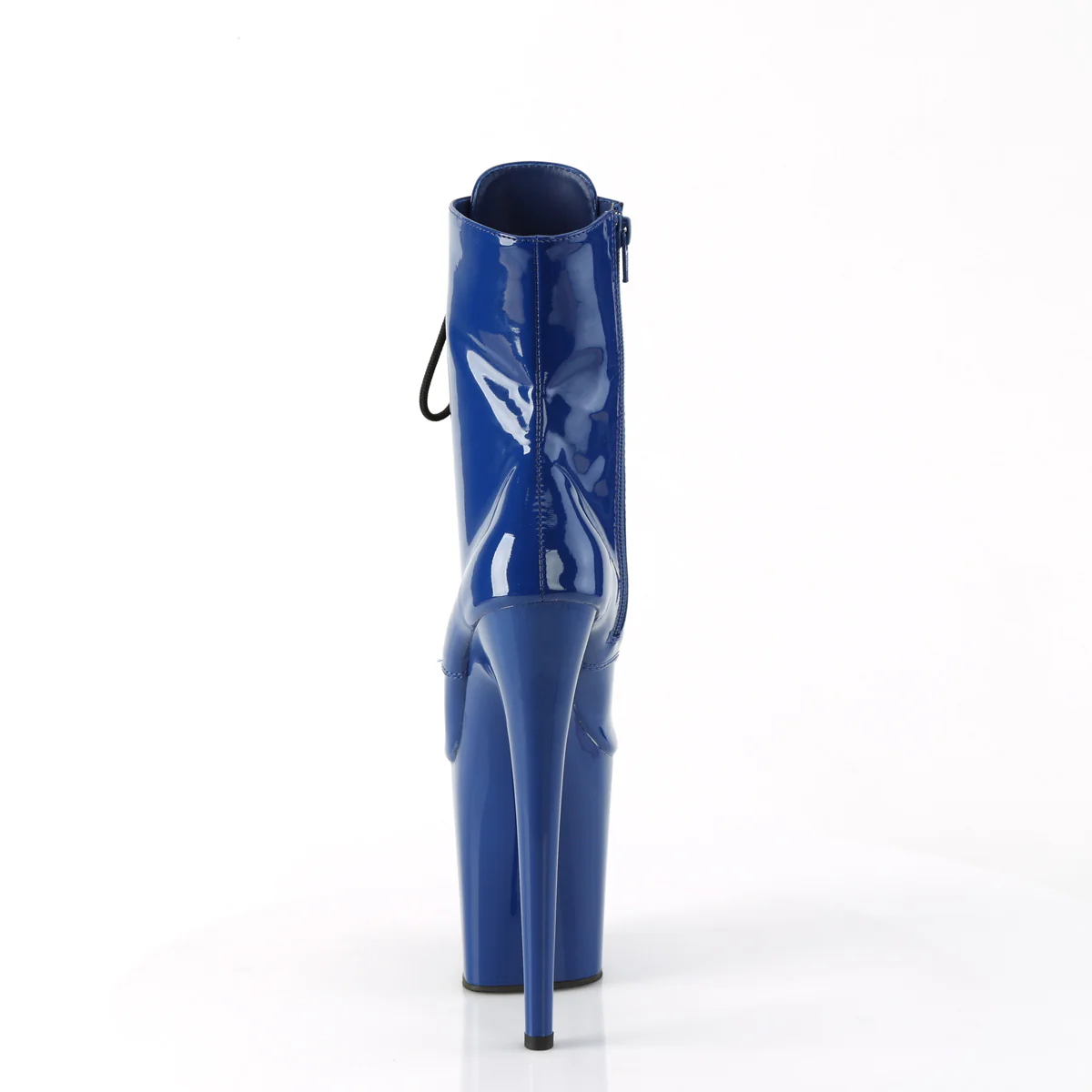 Royal Blue 8 Inch Exotic Dancer Ankle Boots -  Pleaser FLAMINGO-1020 - Image 4
