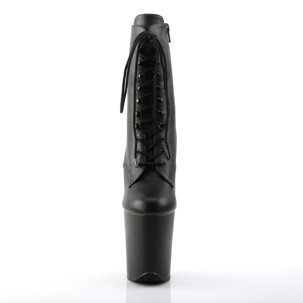 Black 8 Inch Exotic Dancer Ankle Boots - Pleaser FLAMINGO-1020 - Image 2