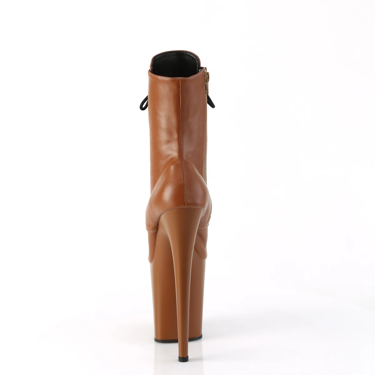 Caramel 8 Inch Pole Dance Ankle Boots - Pleaser FLAMINGO-1020 - Image 4