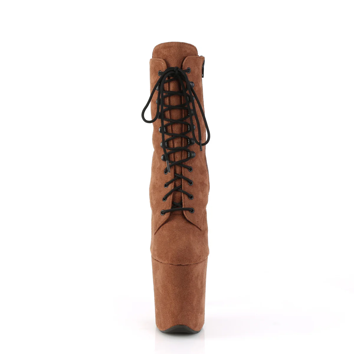 Caramel 8 Inch Pole Dance Ankle Boots - Pleaser FLAMINGO-1020FS - Image 2