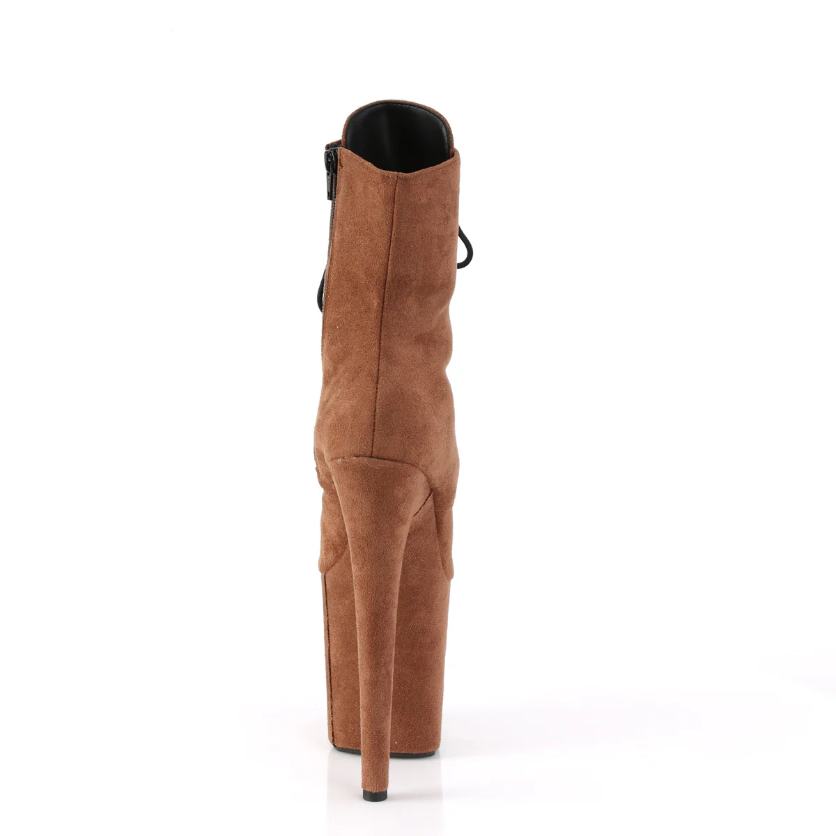 Caramel 8 Inch Pole Dance Ankle Boots - Pleaser FLAMINGO-1020FS - Image 4