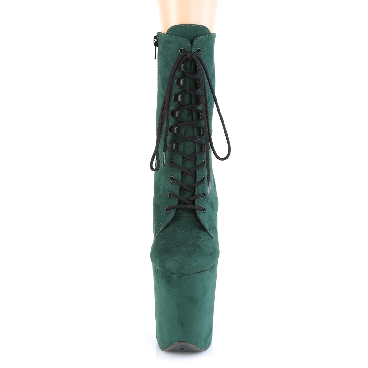Emerald Green 8 Inch Glamour Models Ankle Boots - Pleaser FLAMINGO-1020FS - Image 2