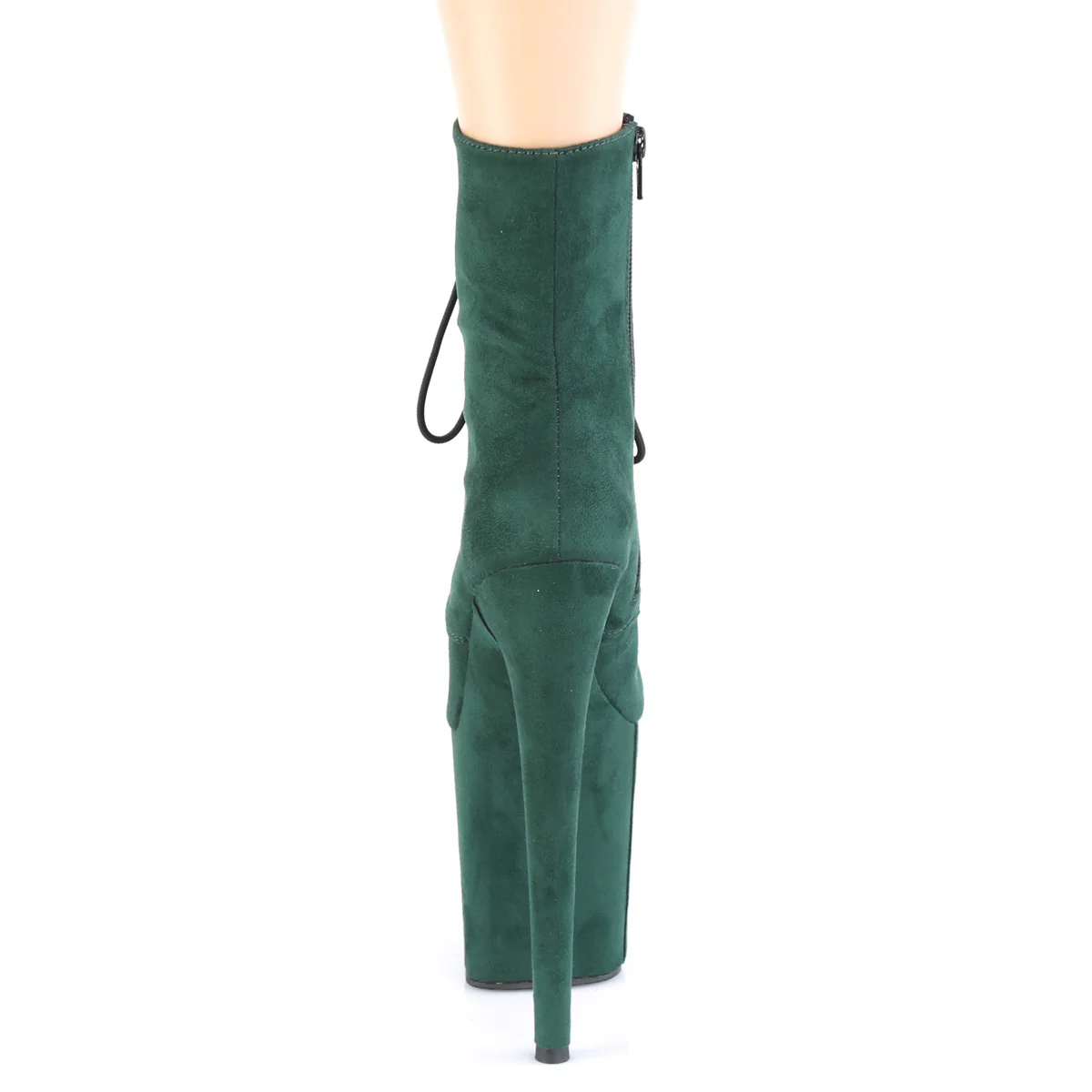 Emerald Green 8 Inch Glamour Models Ankle Boots - Pleaser FLAMINGO-1020FS - Image 4