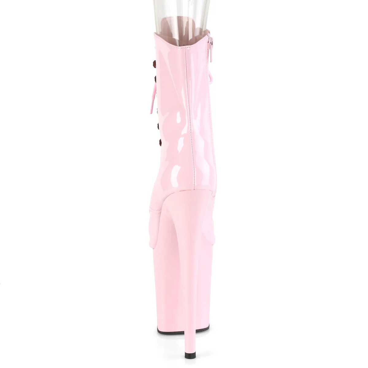 Baby Pink 8 Inch Exotic Dancer Ankle Boots -  Pleaser FLAMINGO-1021 - Image 4