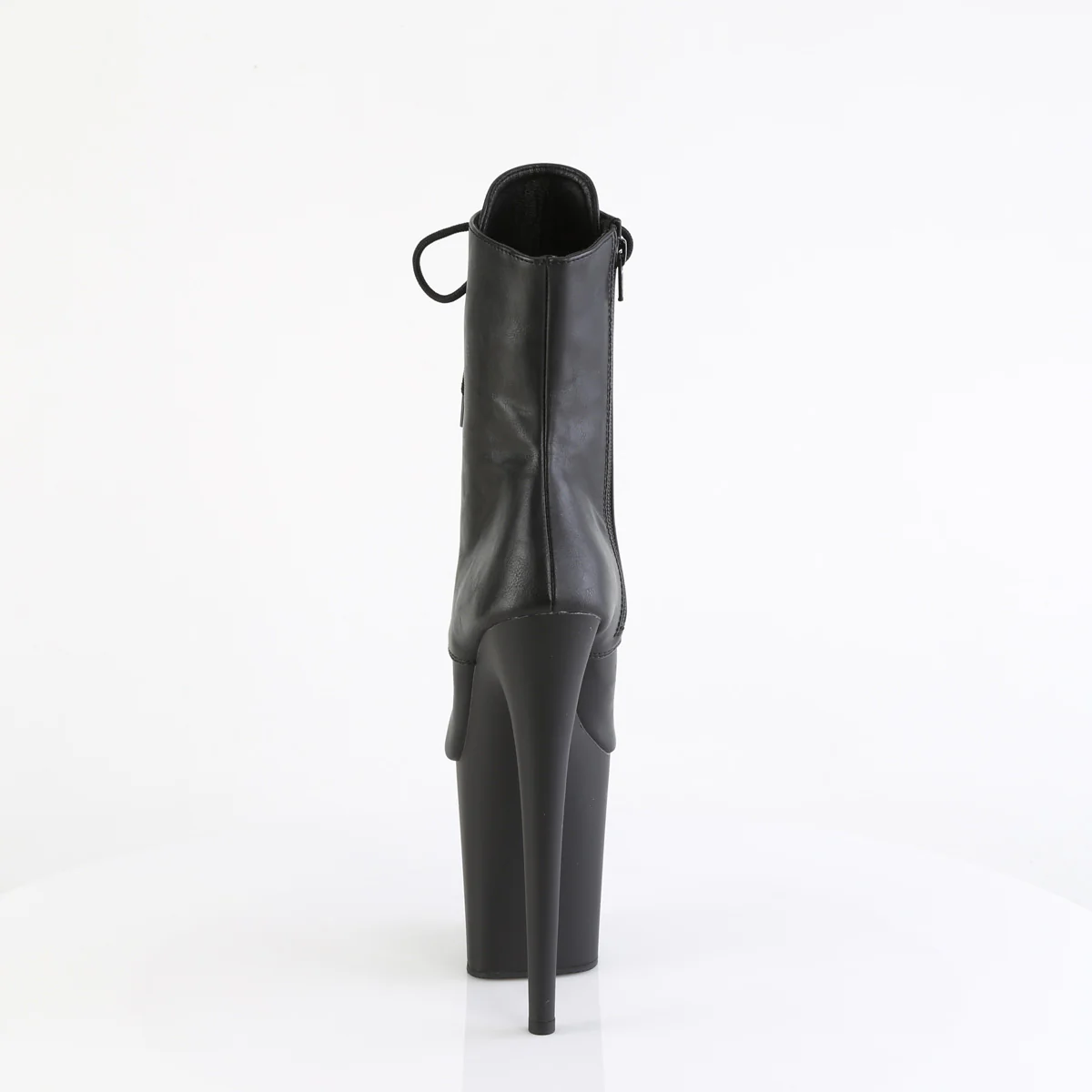 Black 8 Inch Pole Dance Ankle Boots -  Pleaser FLAMINGO-1021 - Image 4