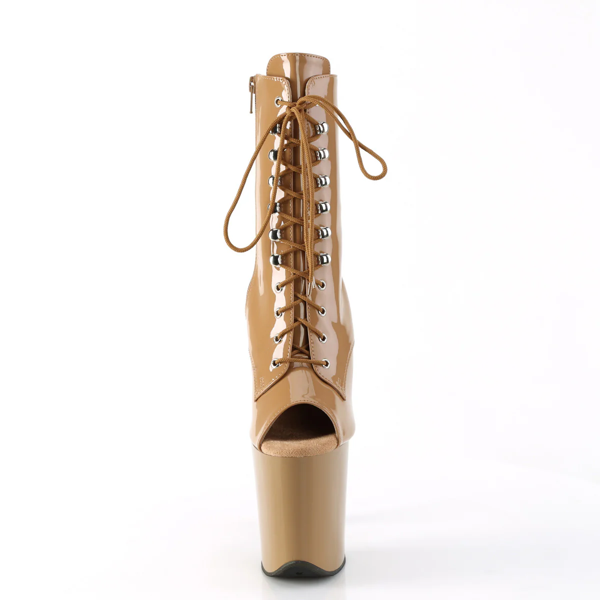 Toffee 8 Inch Strippers Ankle Boots - Pleaser FLAMINGO-1021 - Image 2
